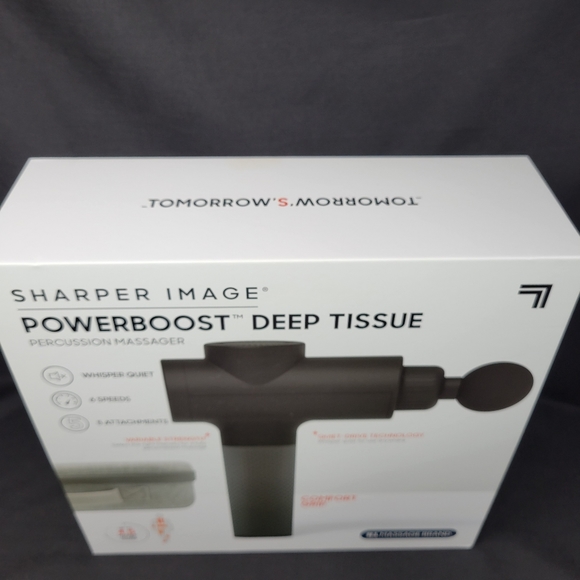 Sharper Image Powerboost Deep Tissue Percussion Massage Gun - Picture 4 of 9